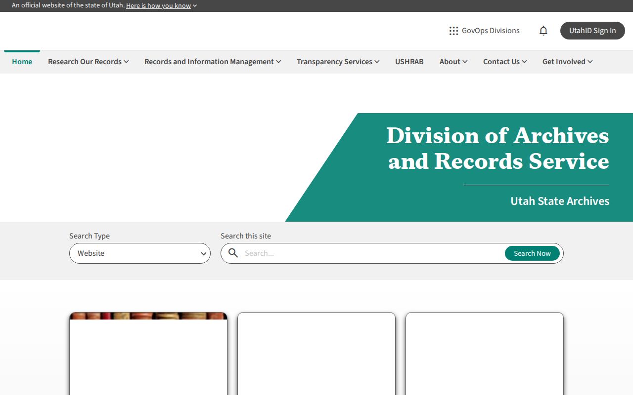 North Salt Lake public records in the Utah Archives catalog